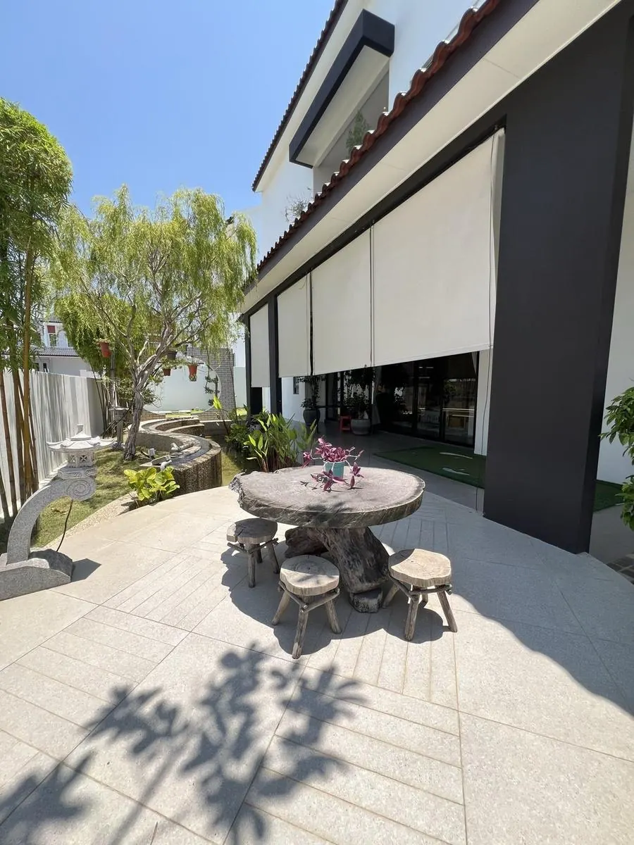 Side garden and greenery at BungalowDees Premier, Botani Ipoh