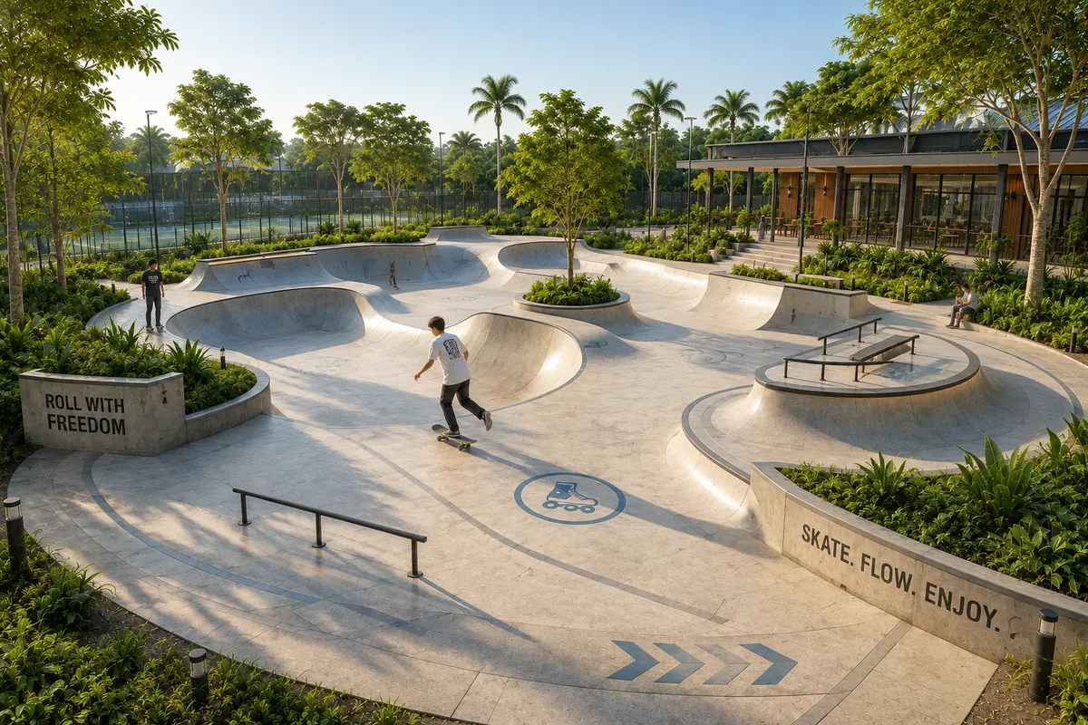 Roller skate park