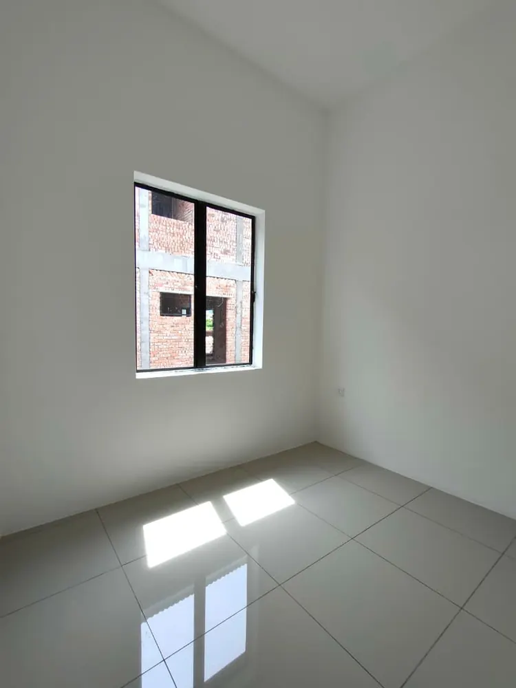 One of the four bedrooms