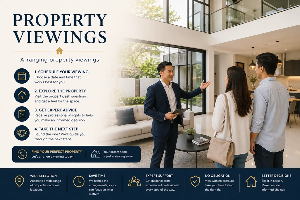 Property Viewings: arranging property viewings