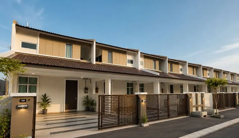 Completed double storey terrace homes at Pearl Garden Phase 2B, Bandar Seri Botani Ipoh